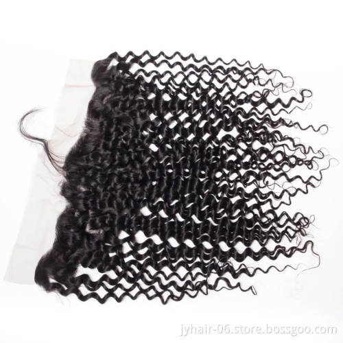 Hot Sale 13X4 Pre Plucked Cheap Ear To Ear Silk Base Illusion Raw Indian Virgin Human Hair Lace Frontal With Baby Hair